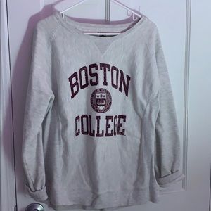 light grey champion BC crewneck